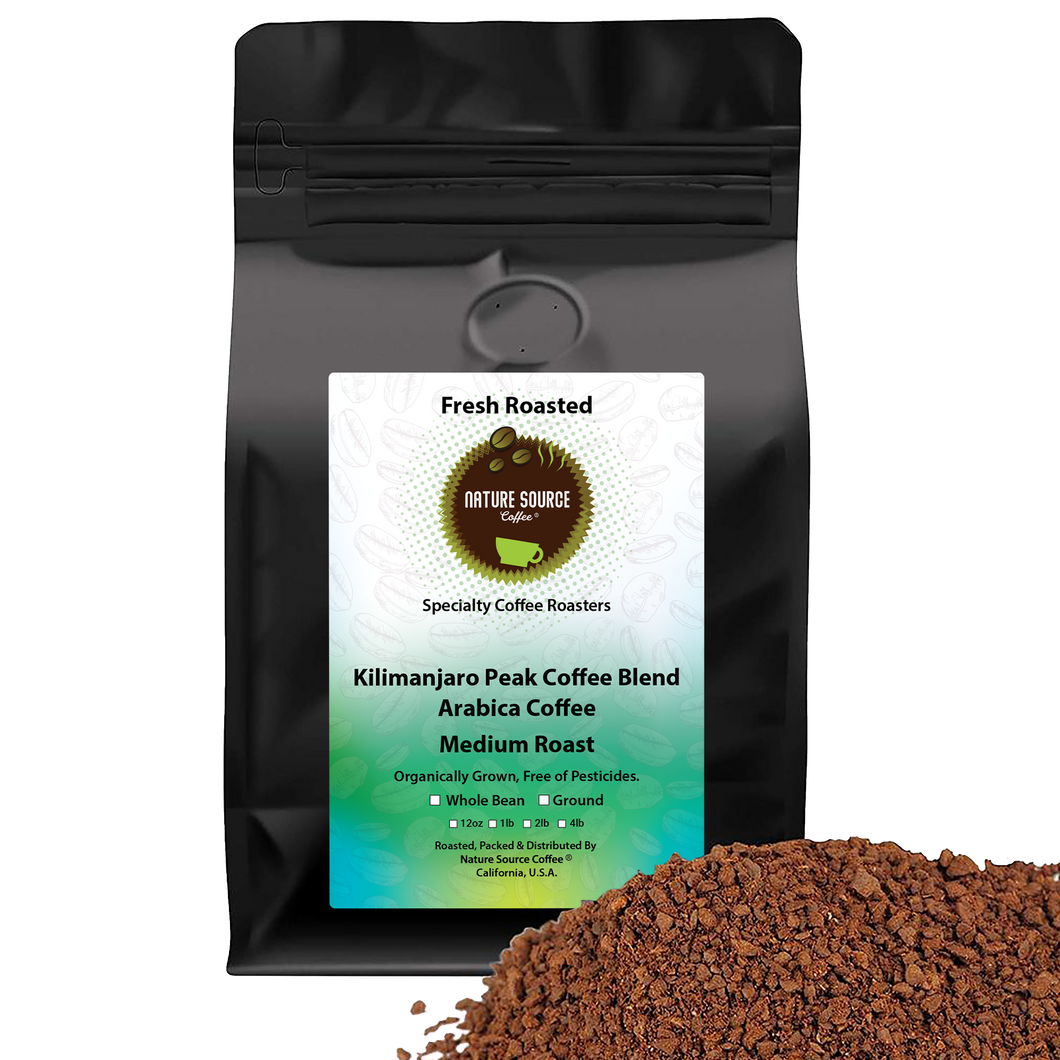 Kilimanjaro Peak Coffee Blend | Organic | Medium Roast | Fresh Roasted